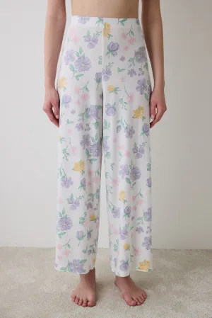 Love More Printed Pant Multi Colour PJ Bottom