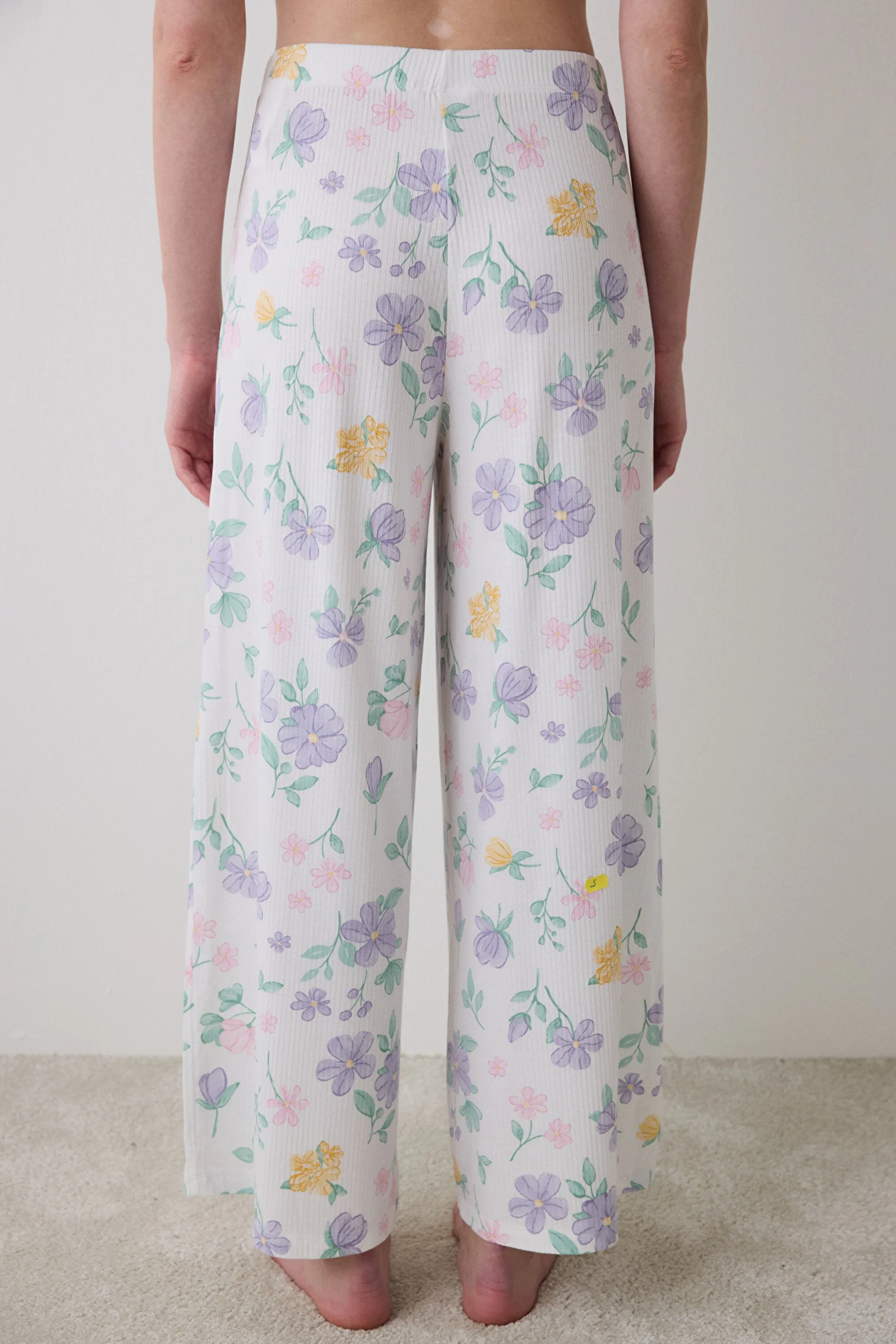 Love More Printed Pant Multi Colour PJ Bottom