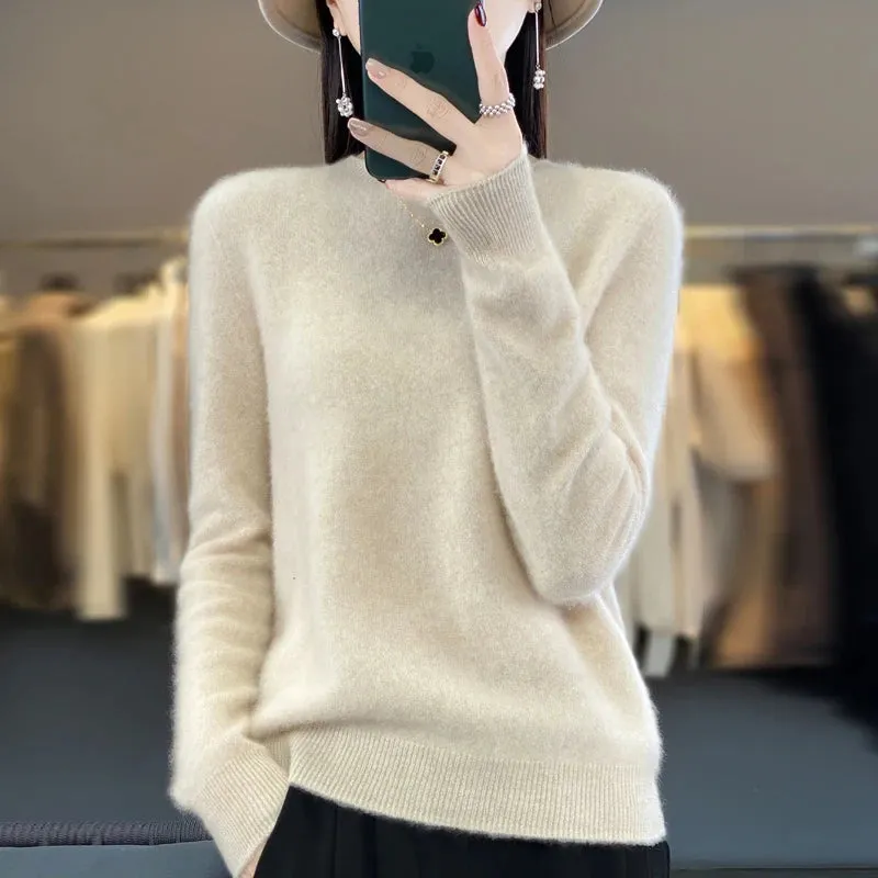 Luxurious 100% Merino Wool Cashmere Sweater