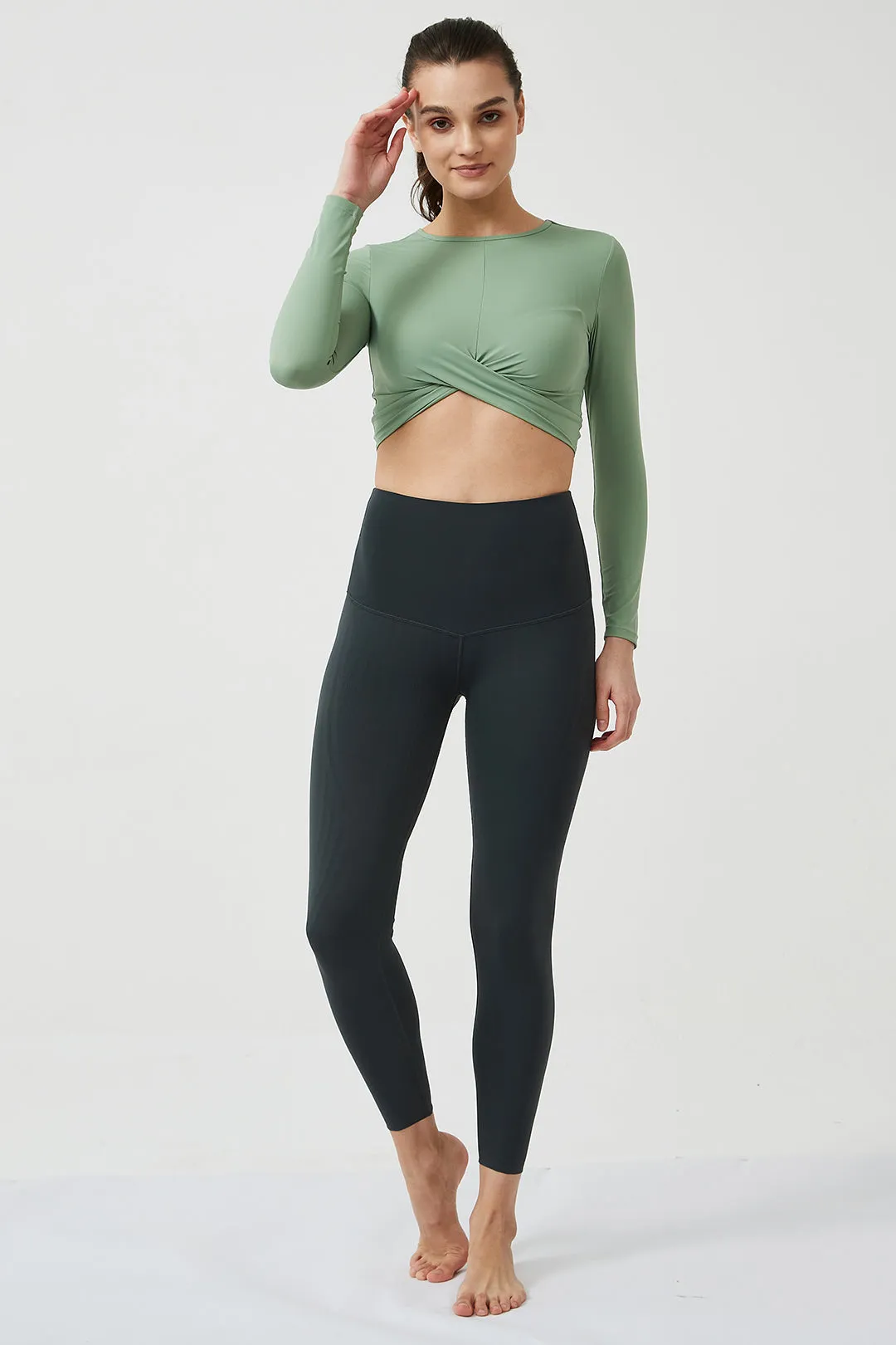 LYCRA® FitSense™ Technology Seamless High-Waist Butt Lifting Legging 25"