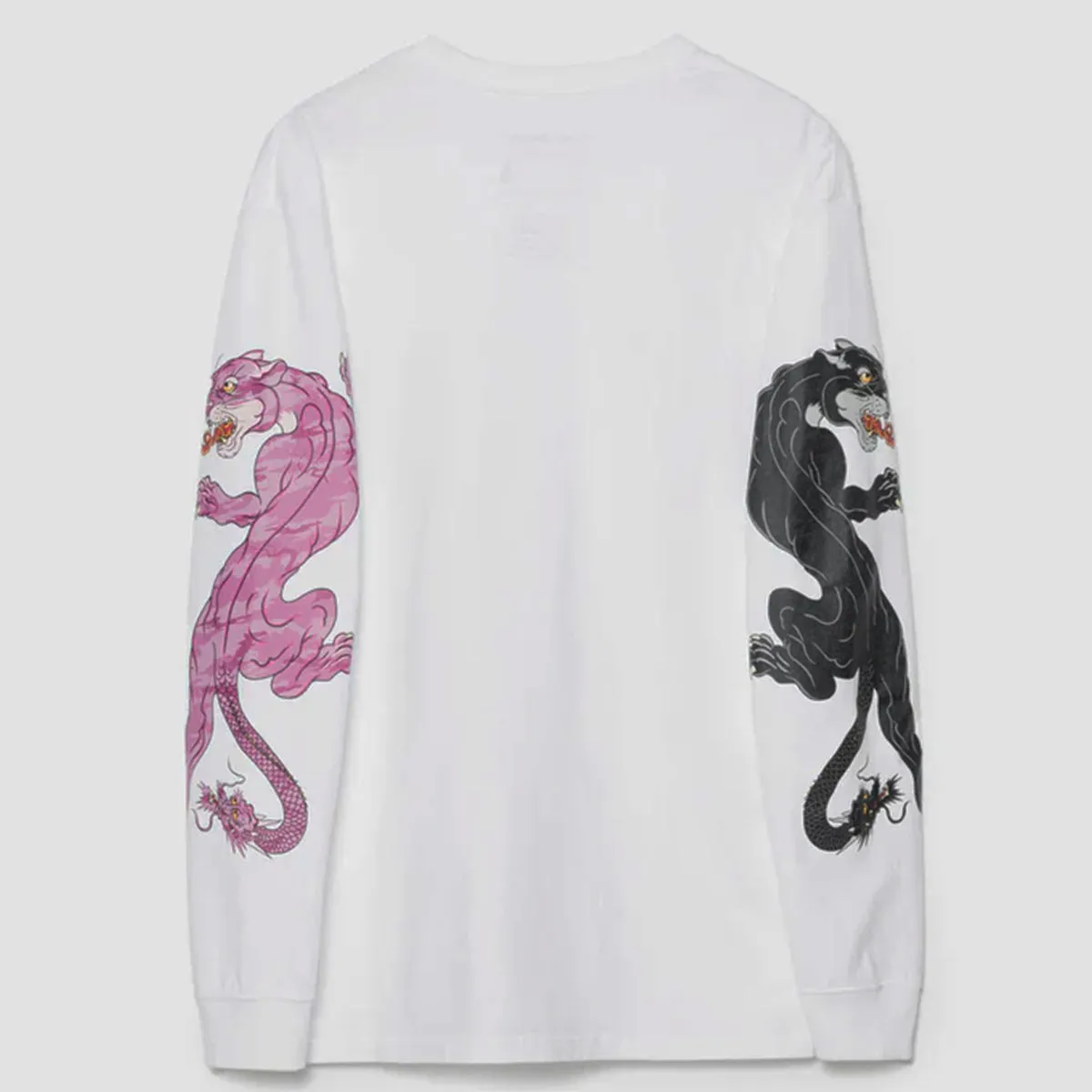 Maharishi Duality  Panther L/S T-Shirt White