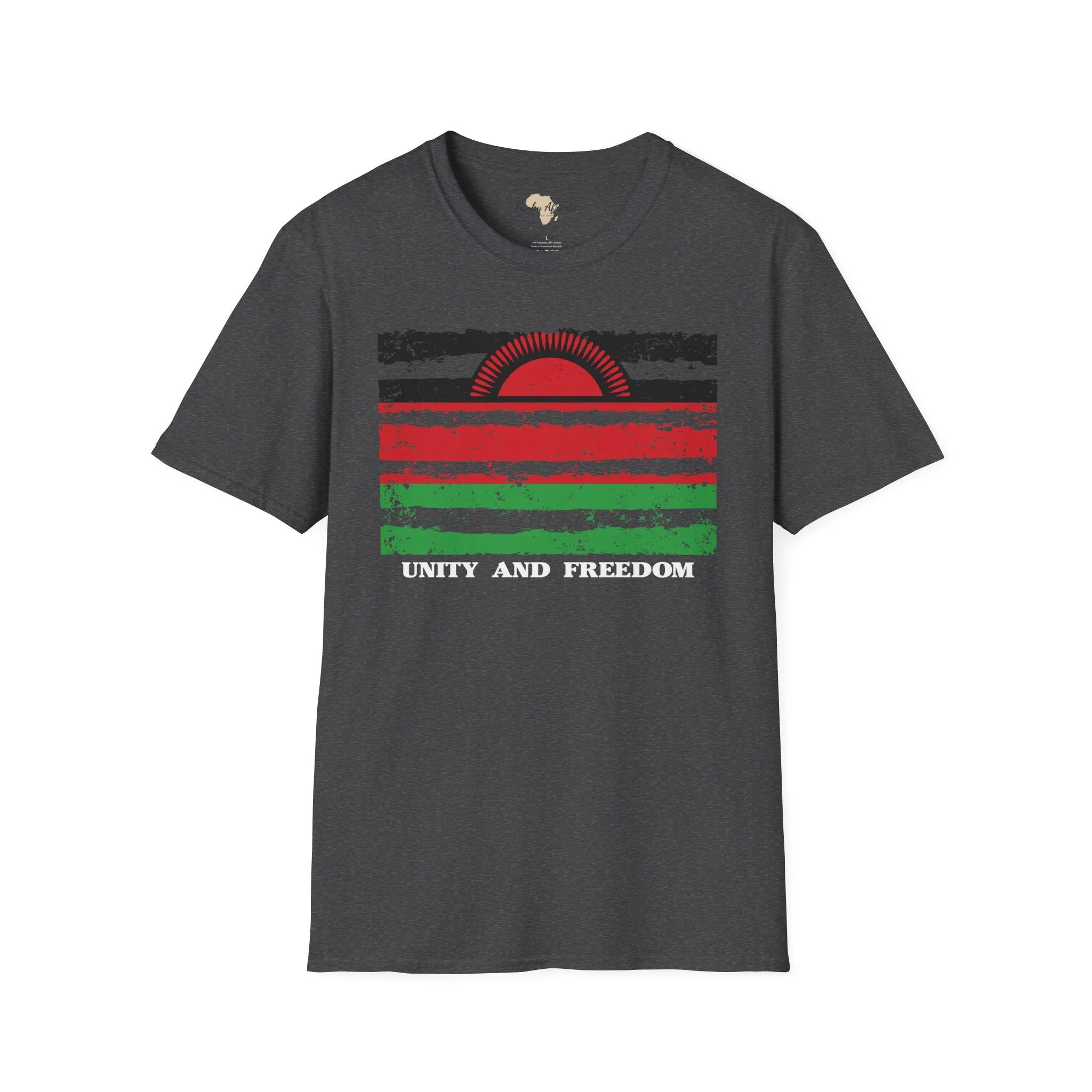 Malawi strip unisex softstyle tee
