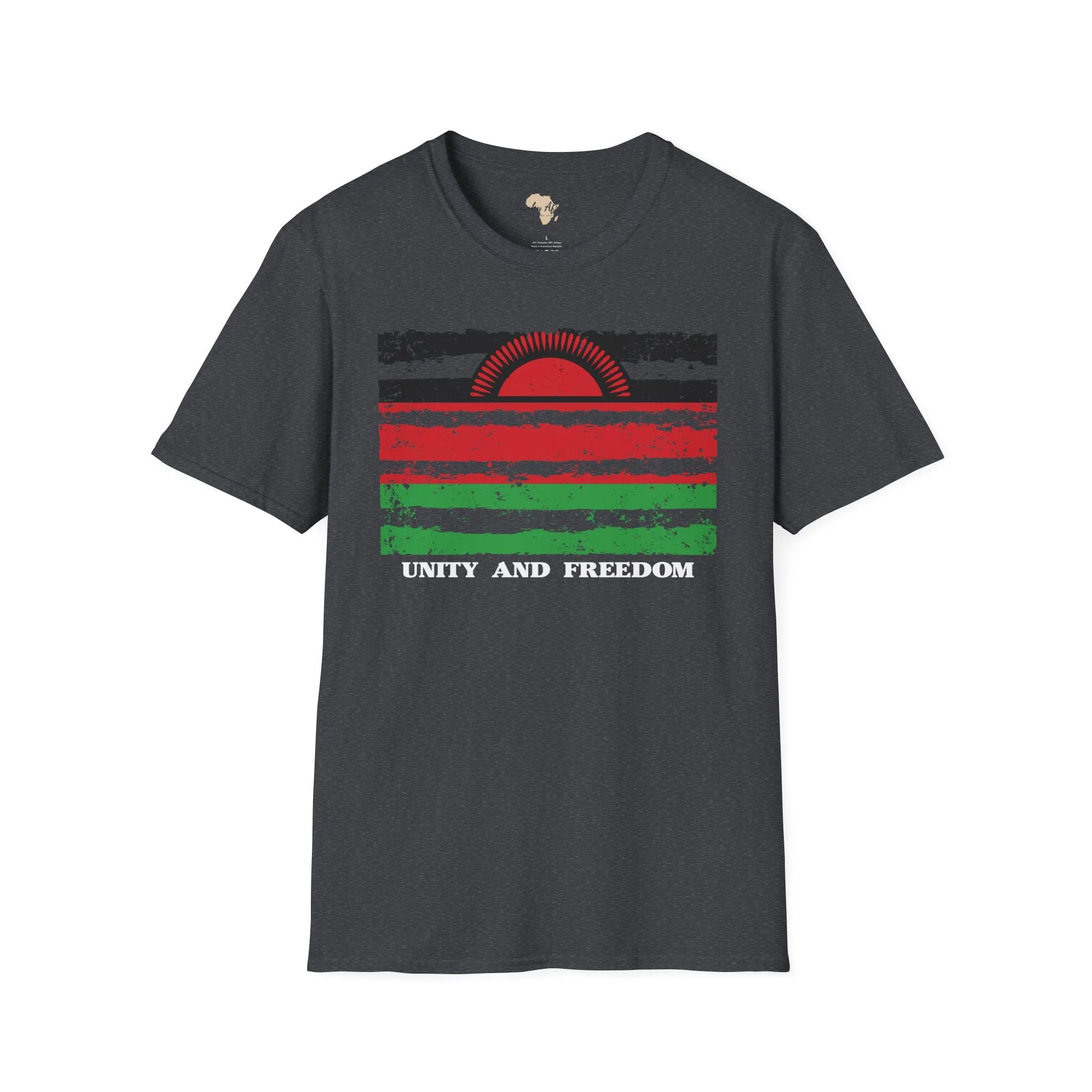 Malawi strip unisex softstyle tee