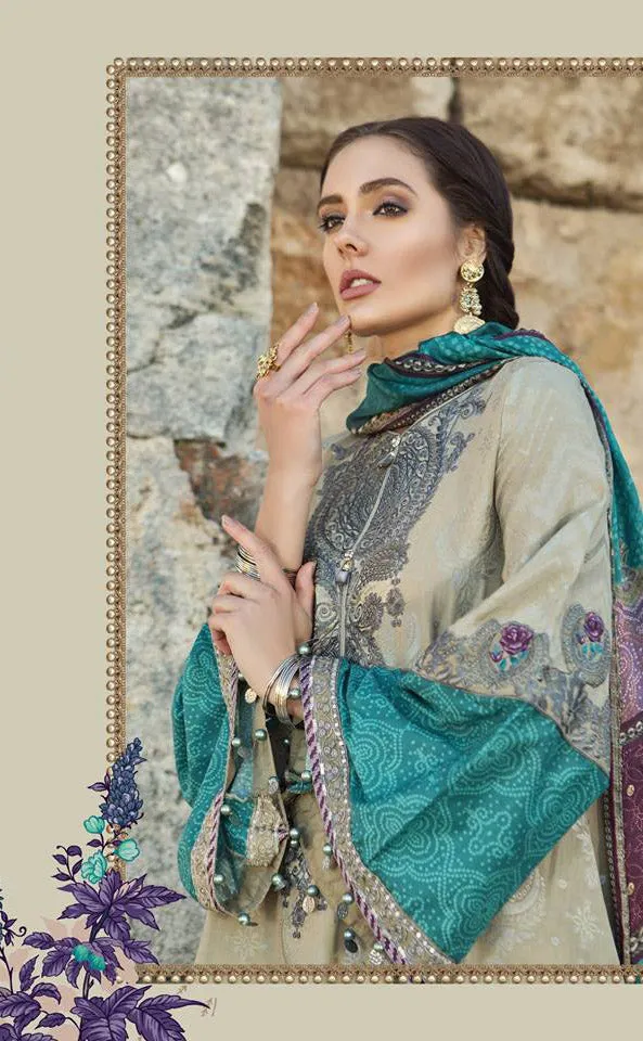 Maria B. Summer 2019 Cotton-Lawn Suit