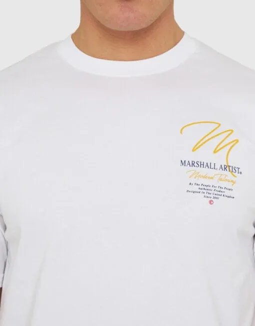 Marshall Artist MSATM10960 Seattle T-shirt White