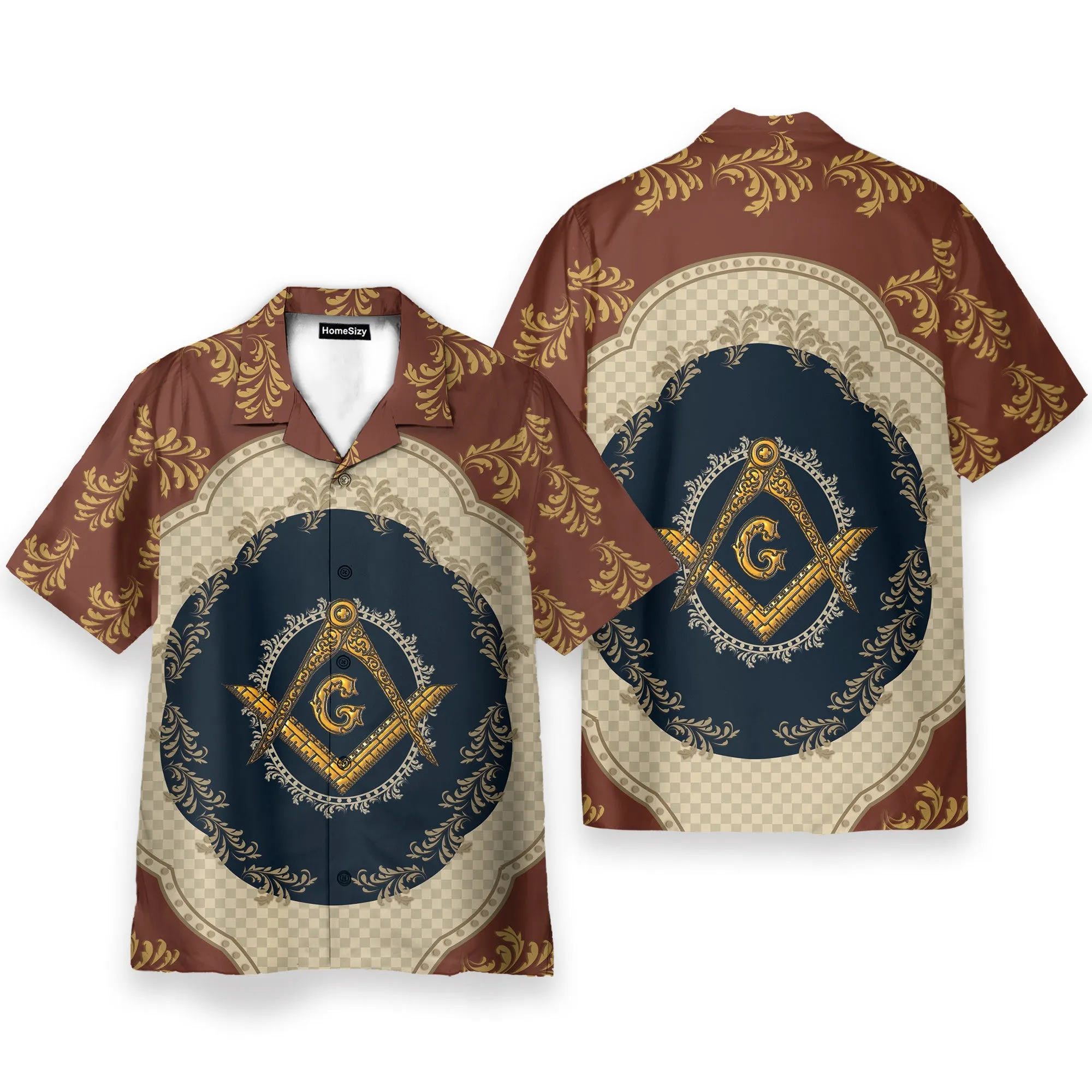 Masonic Men's Button's Up Shirts - Hawaiian Shirt