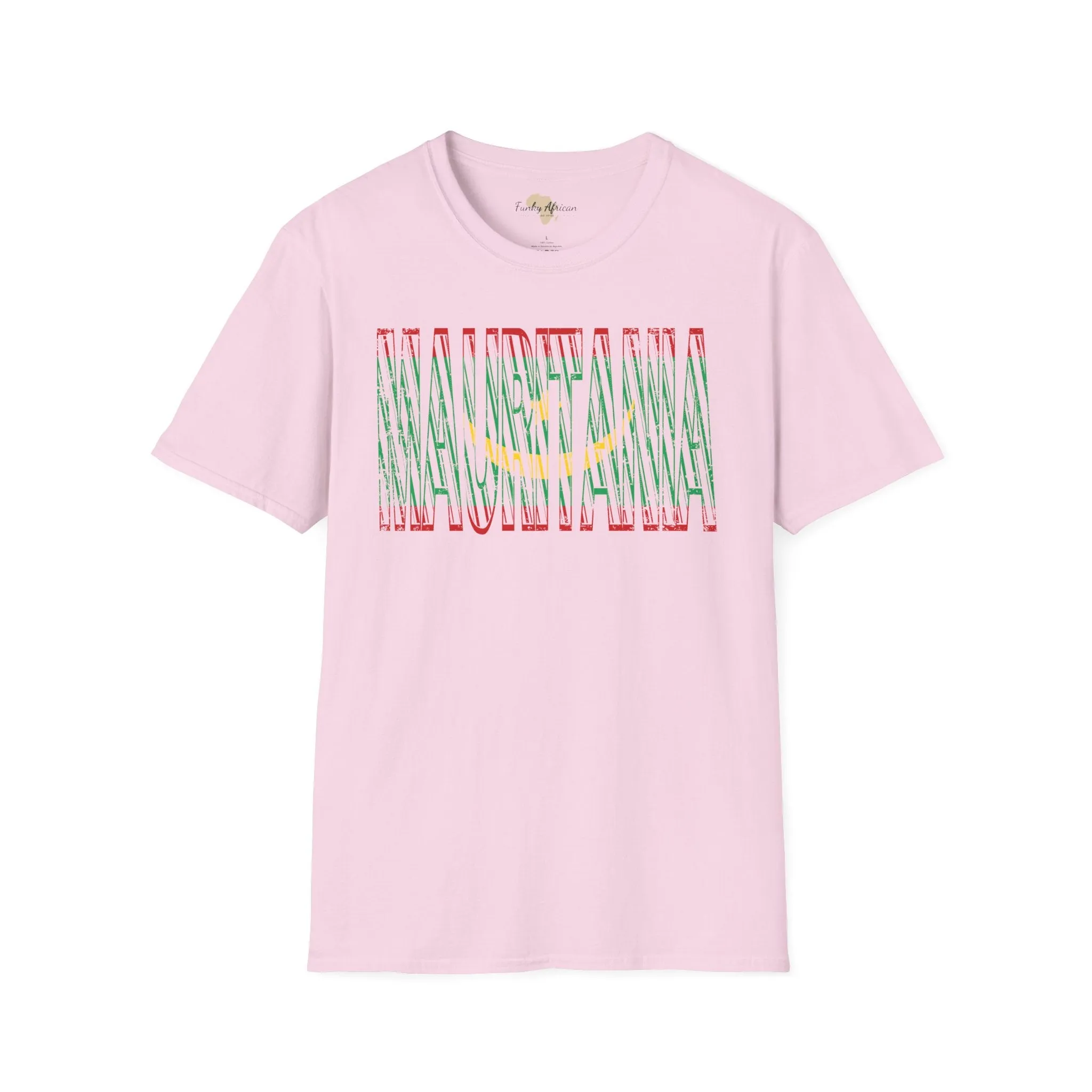Mauritania text unisex softstyle tee