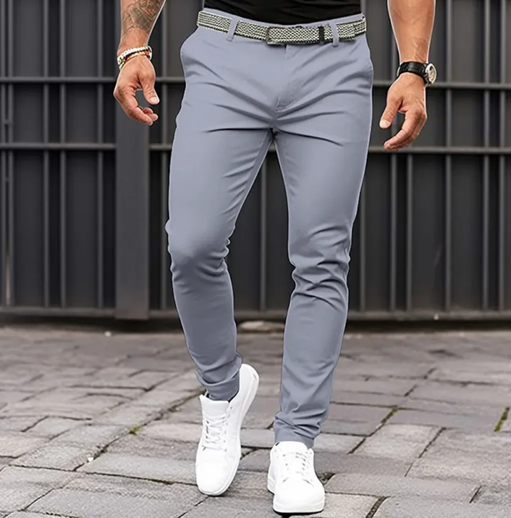 Men's Comfortable Casual Cotton Trousers for Everyday Wear – Liam