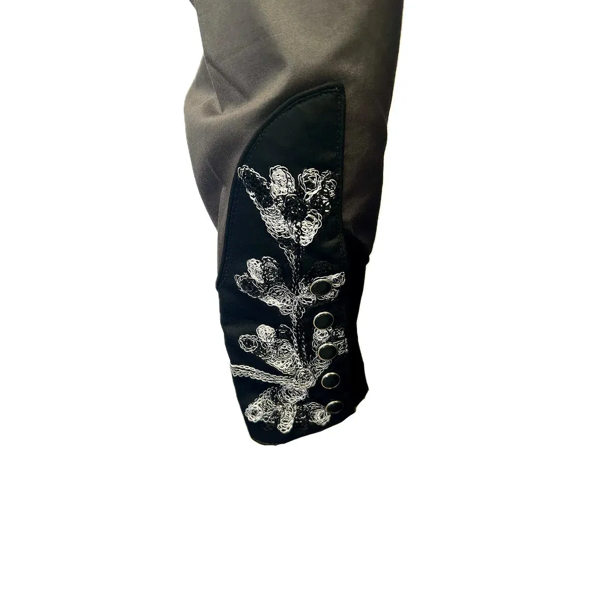 Men's Vintage Western Shirt Collection: Rockmount Fancy 2 Tone Grey
