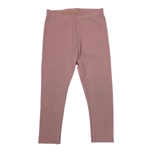 Metsola merino rib leggings, pink | 86/92cm