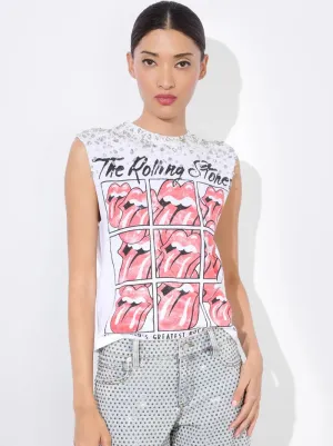 Micha Muscle Tee - Off White Multi
