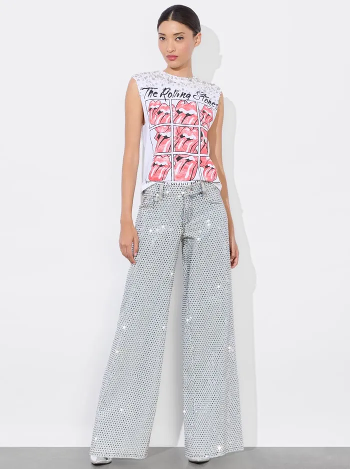 Micha Muscle Tee - Off White Multi