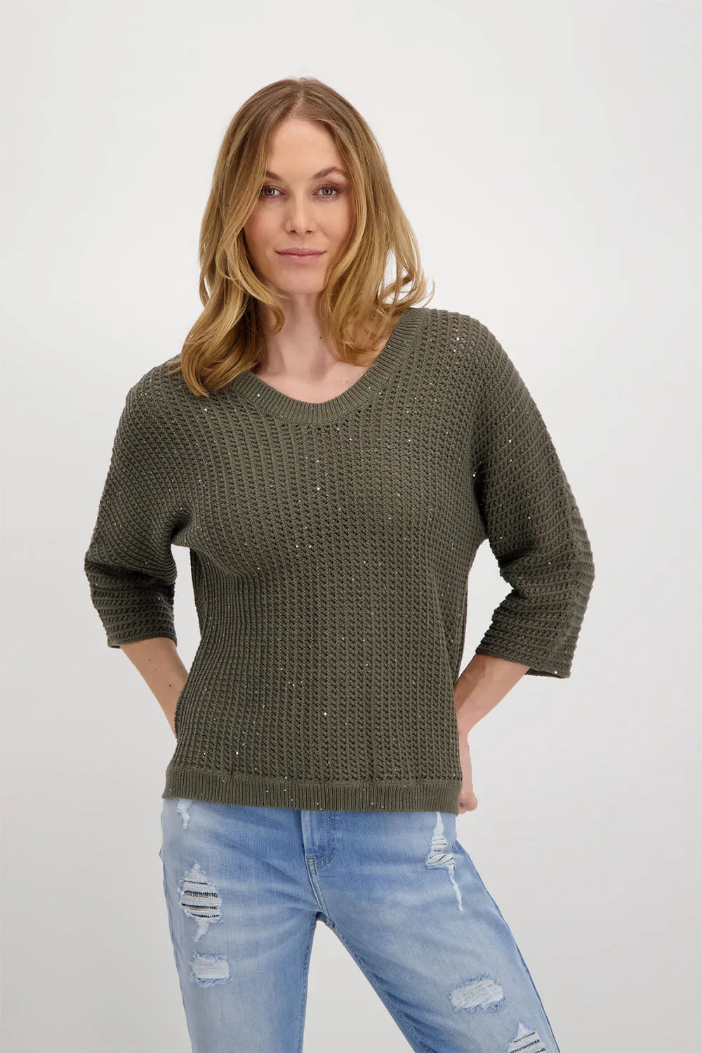 Monari Sequin Sweater M407284