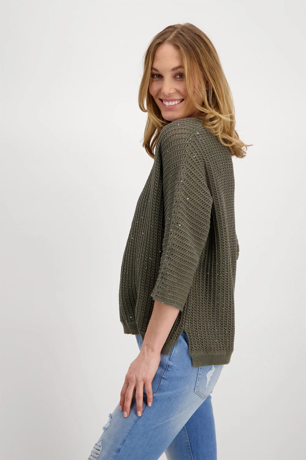 Monari Sequin Sweater M407284