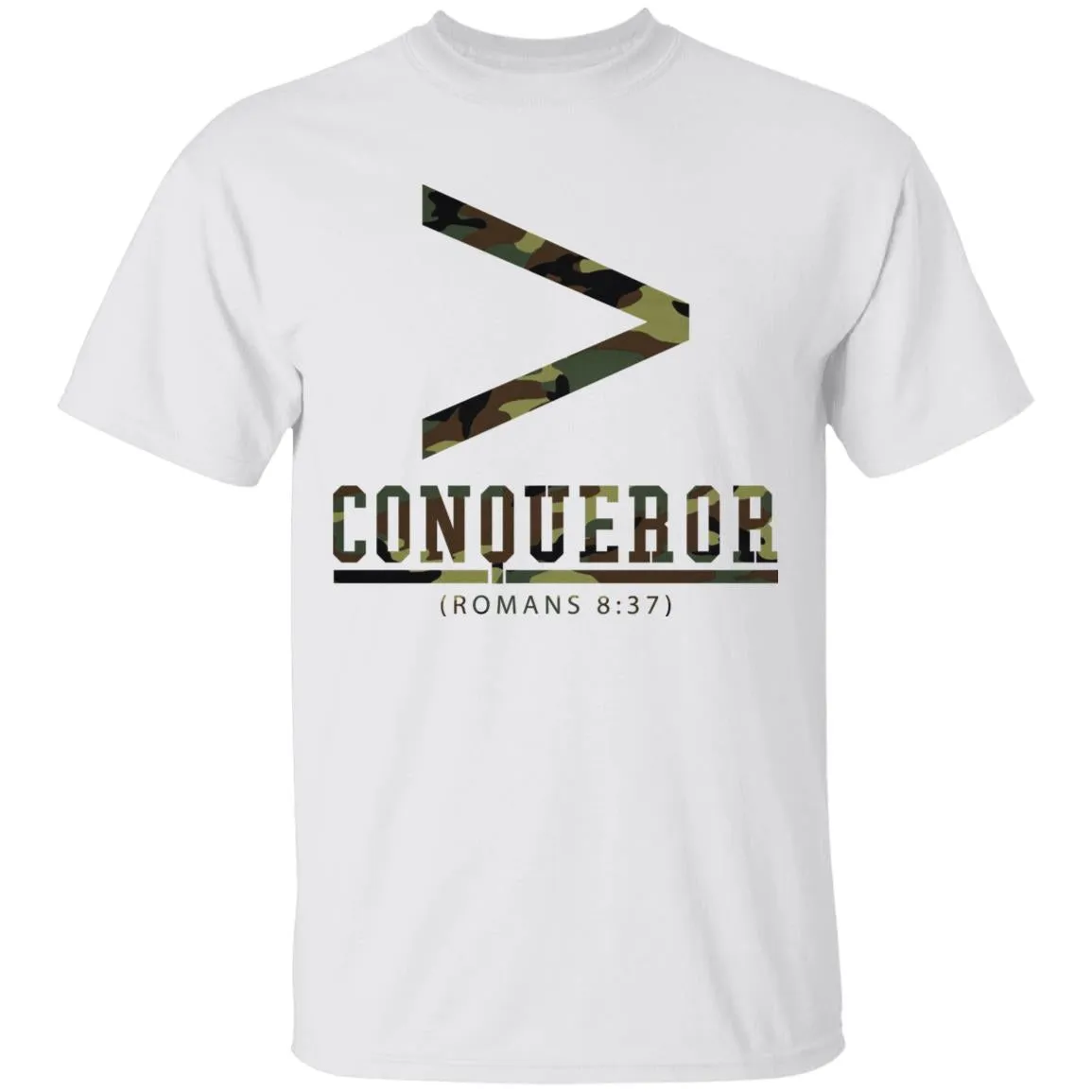 More than a Conqueror Camo T-Shirt