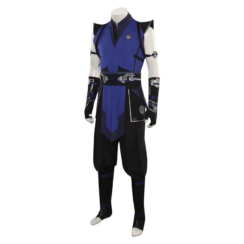 Mortal Cos Kombat Sub-Zero Cosplay Top Pants Costume Mask Men Male Fantasia Disguise Outfits Halloween Carnival Role Play Suit