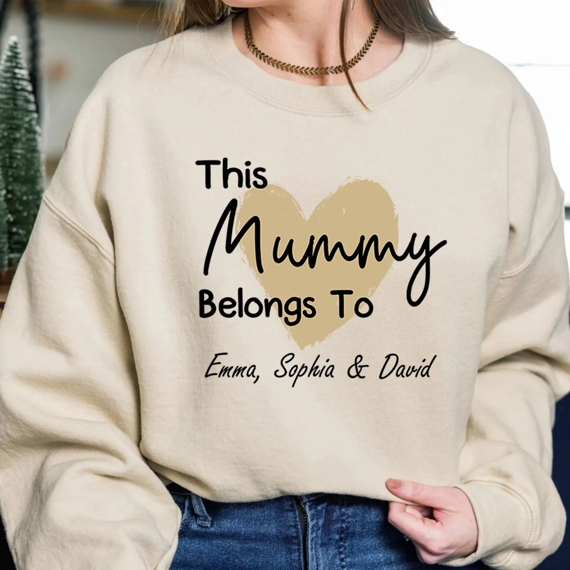 Mummy Sweatshirt, This Mummy Belongs, Custom Mum Jumper, Personalised Jumper, New Mum Gift, Mama Birthday Gift, Mom To Be, New Mummy Sweater