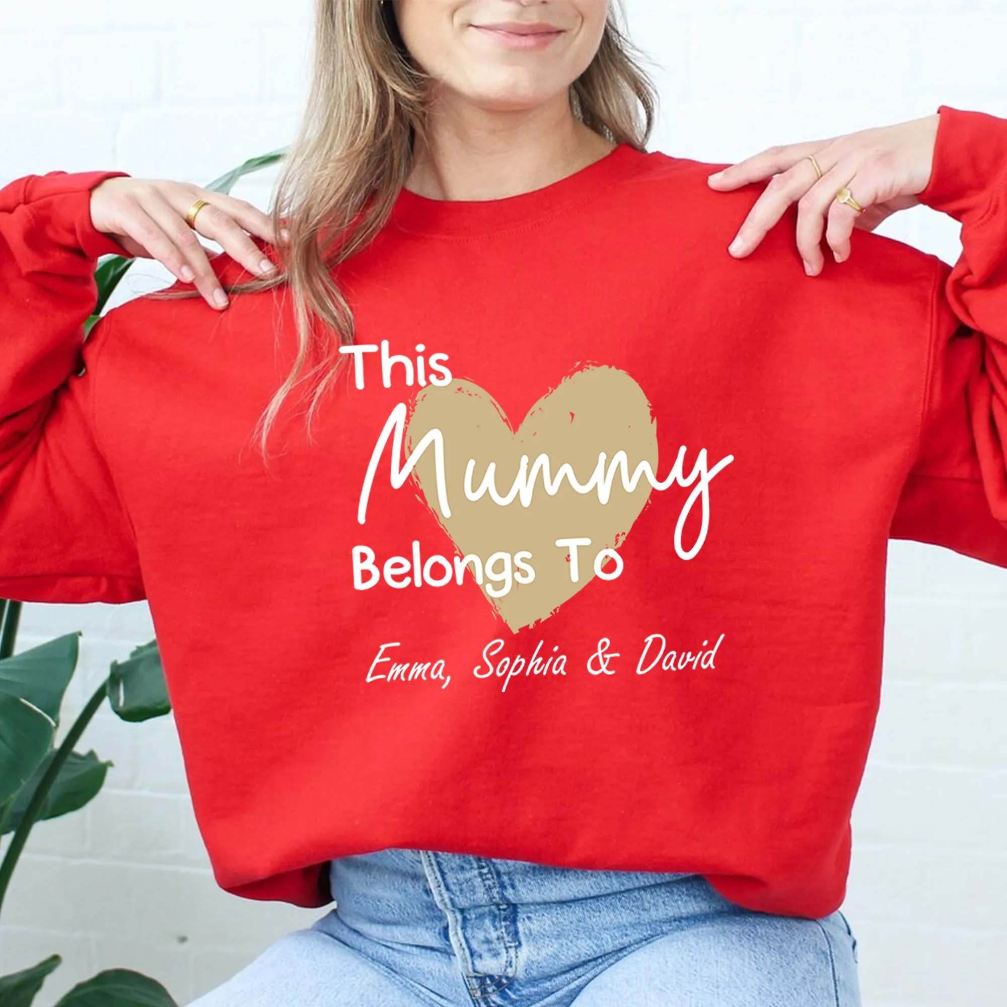 Mummy Sweatshirt, This Mummy Belongs, Custom Mum Jumper, Personalised Jumper, New Mum Gift, Mama Birthday Gift, Mom To Be, New Mummy Sweater