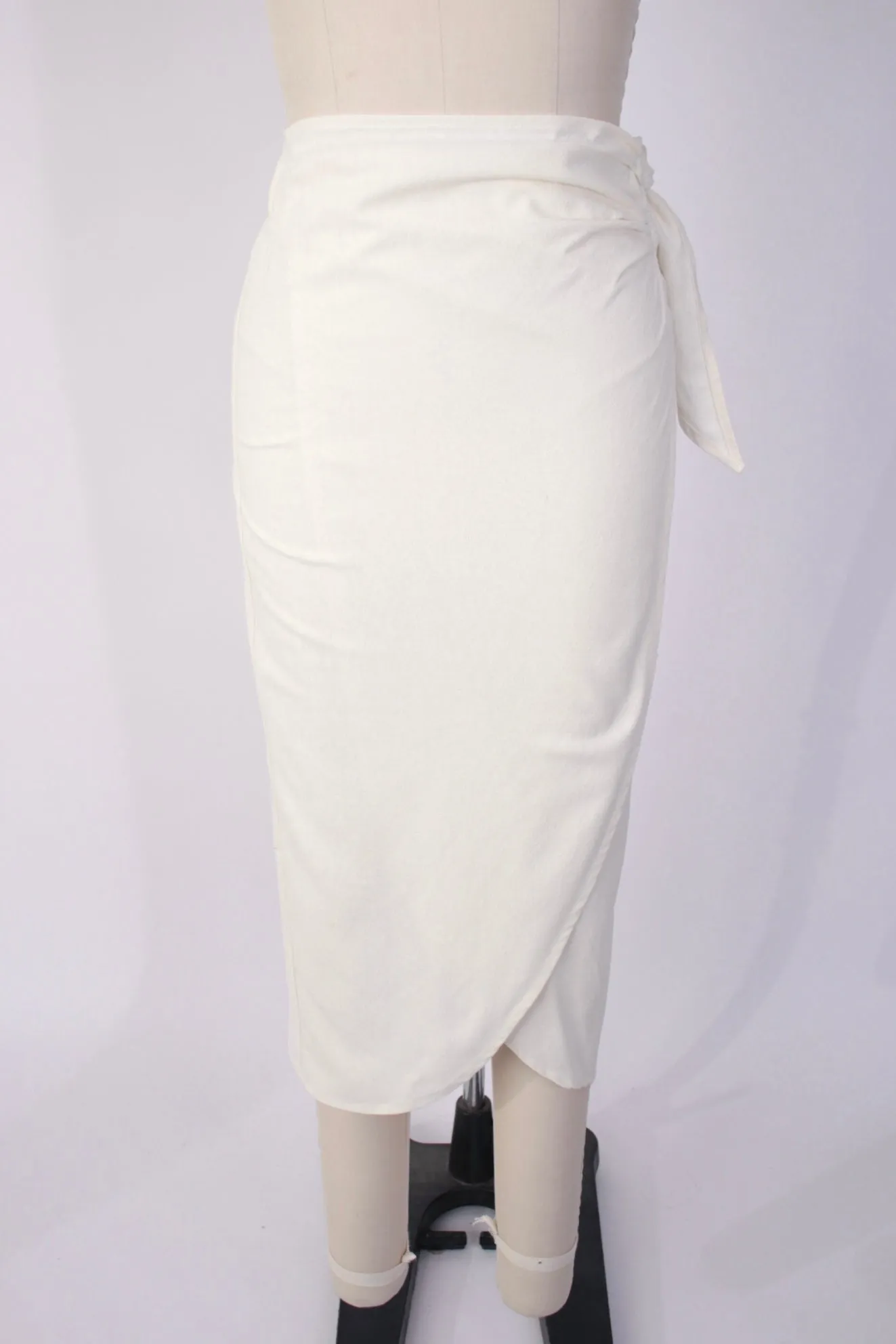 Na Nin Bobbie Raw Silk Wrap Skirt
