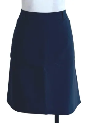 Navy Blue Plain Skirt