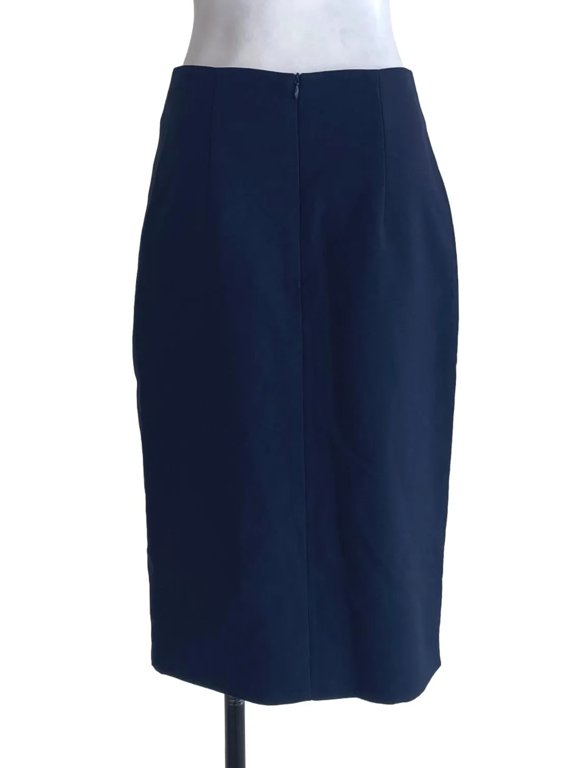 Navy Blue Plain Skirt