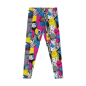 Neon Frenzy Stretchy Leggings for Active Lifestyle & Everyday Comfort