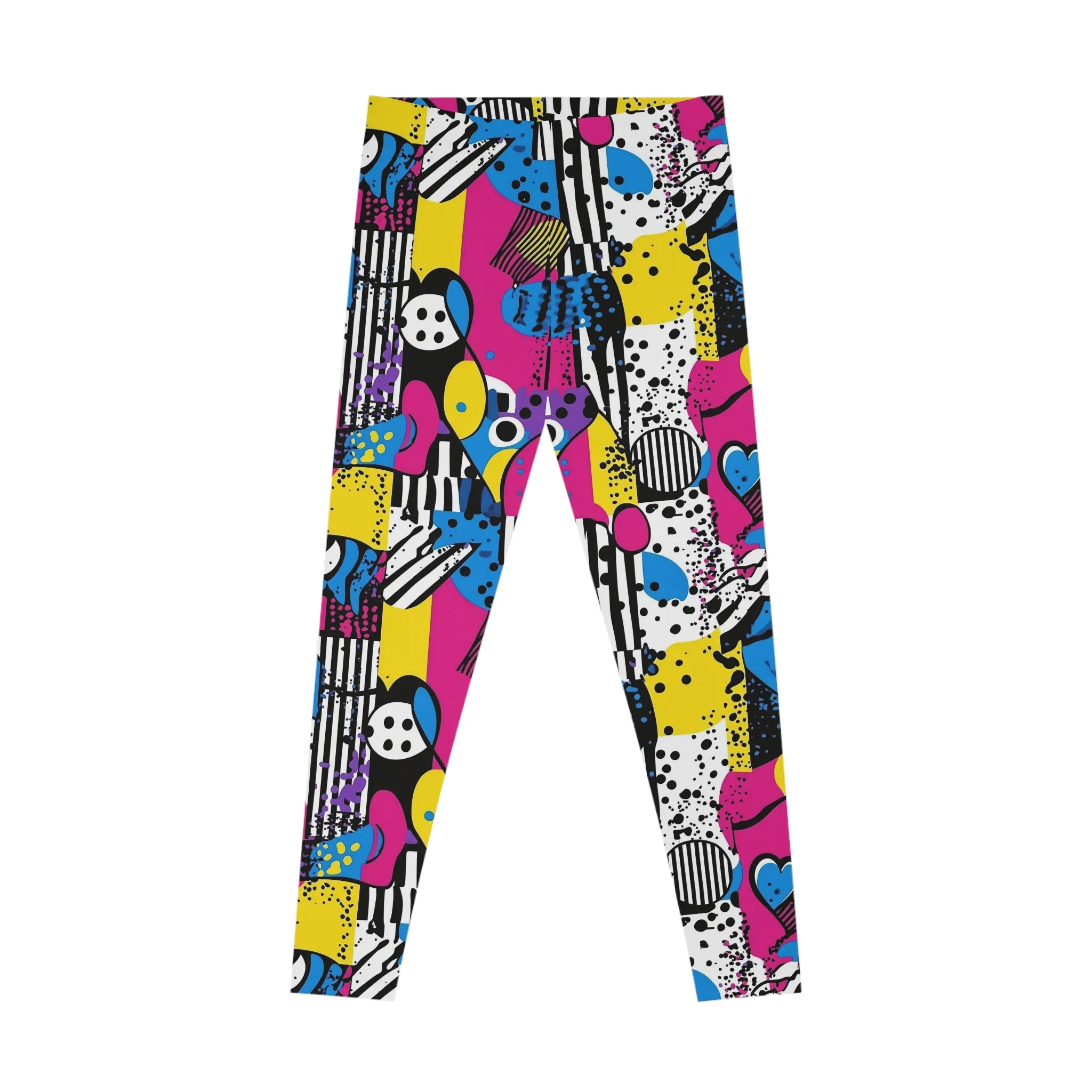 Neon Frenzy Stretchy Leggings for Active Lifestyle & Everyday Comfort