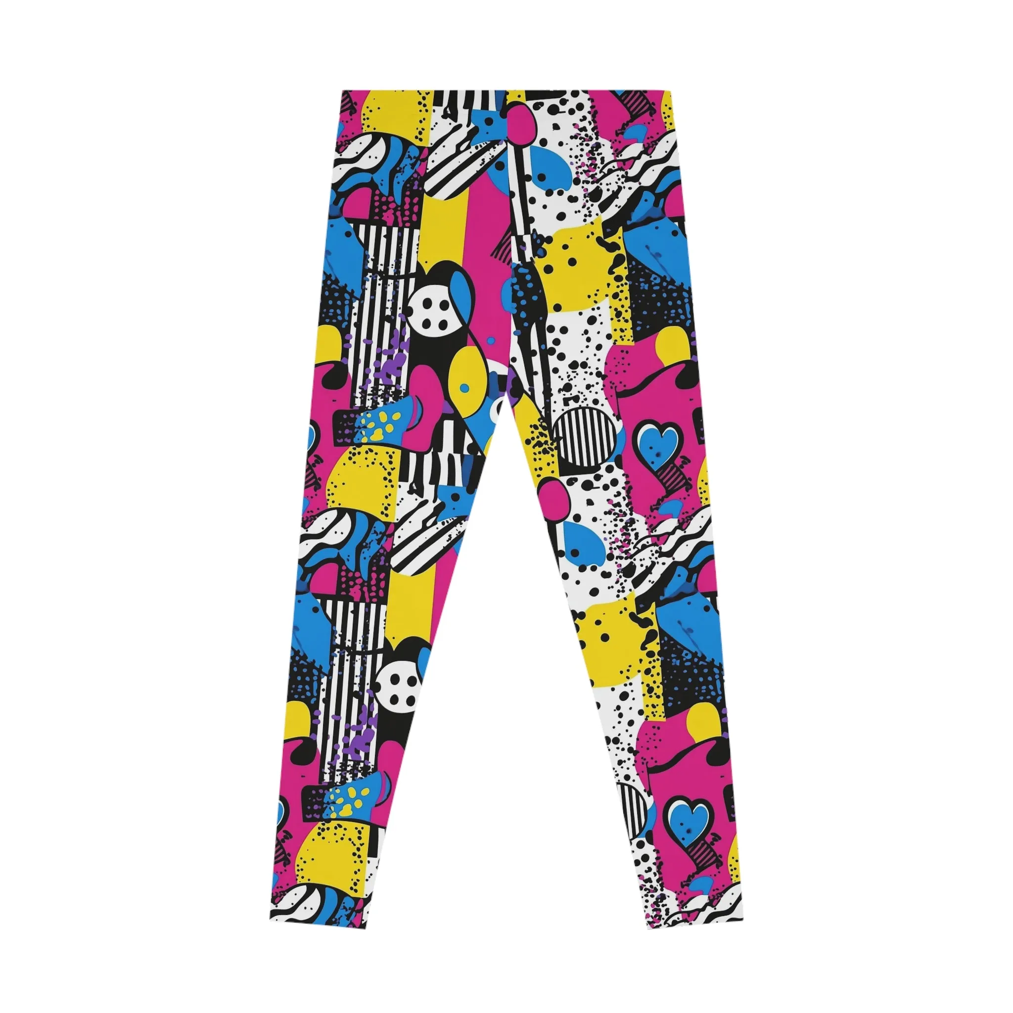 Neon Frenzy Stretchy Leggings for Active Lifestyle & Everyday Comfort