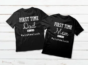 New Dad and Mom Gift Couples Shirts for New Parents