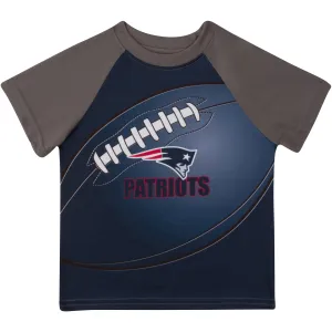 New England Patriots Boys Short Sleeve Tee Shirt