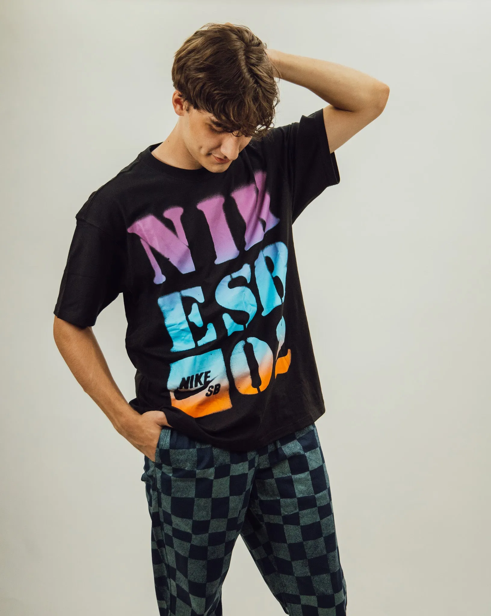 Nike SB Stencil Skate Tee - Black