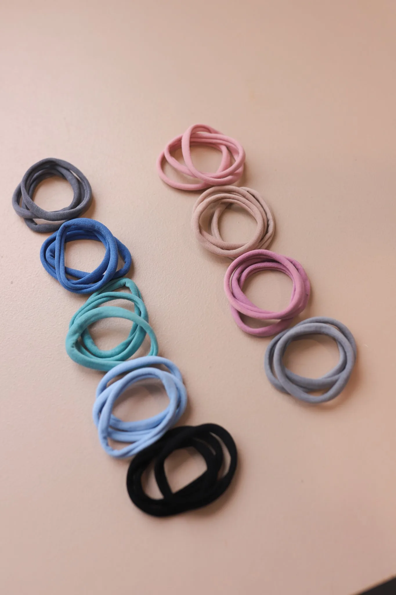 NO CREASE HAIR TIES (pack of 3)