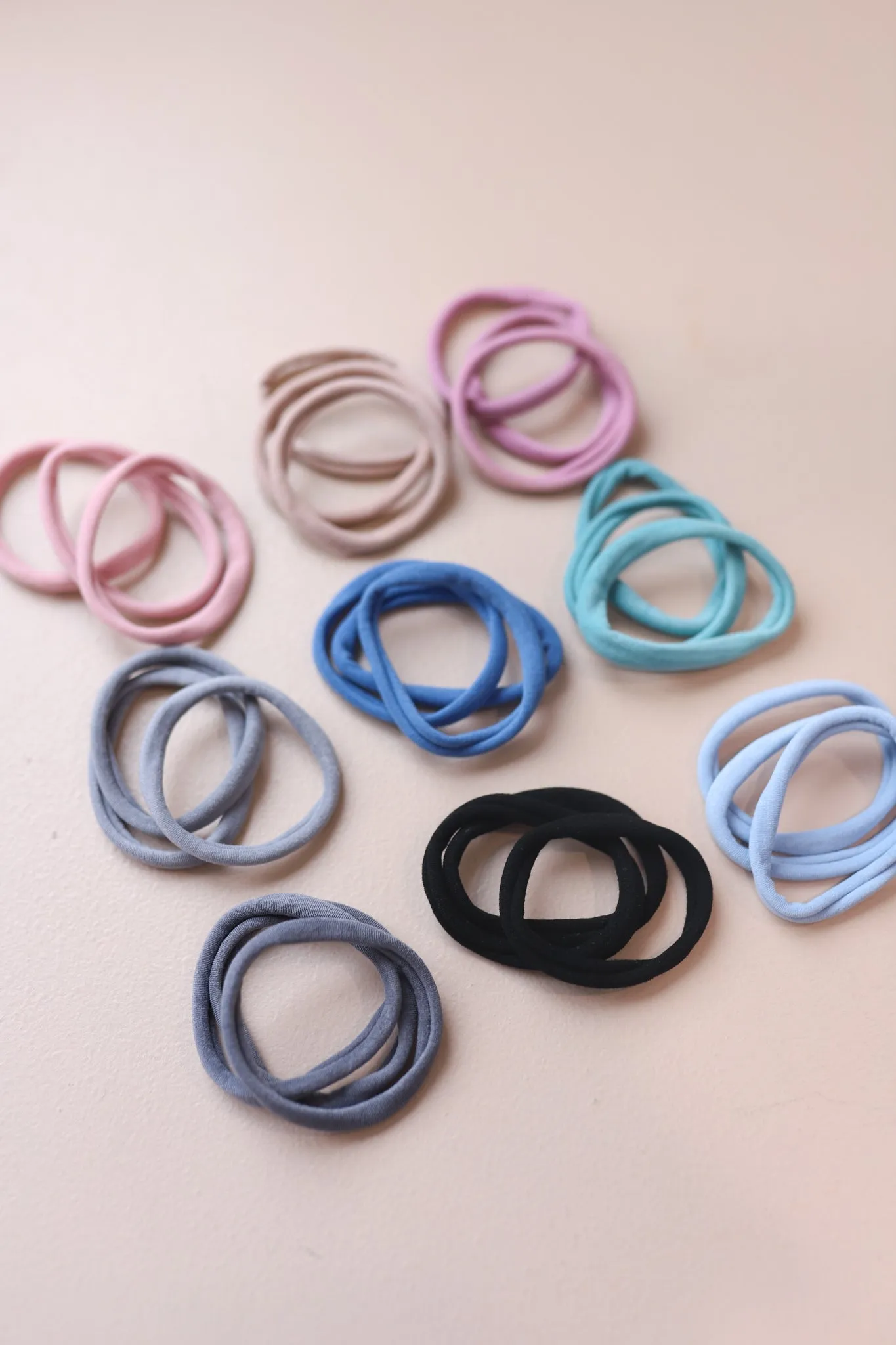 NO CREASE HAIR TIES (pack of 3)