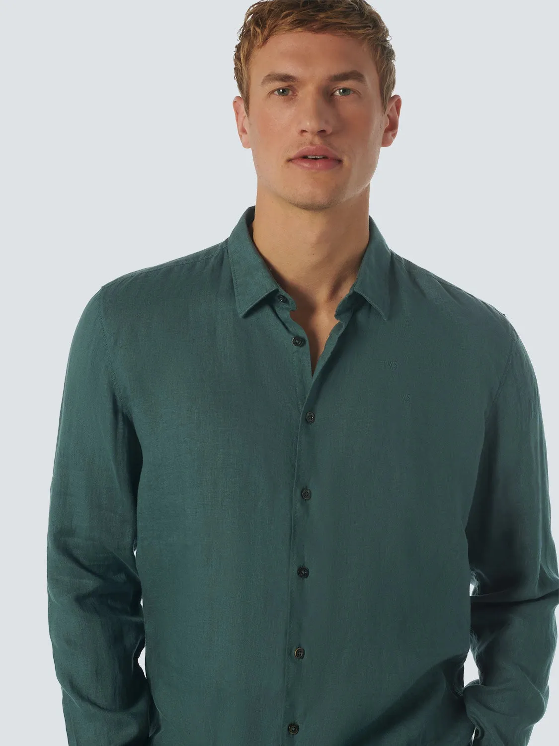 NO EXCESS PURE LINEN L/S SHIRT 23470213SN
