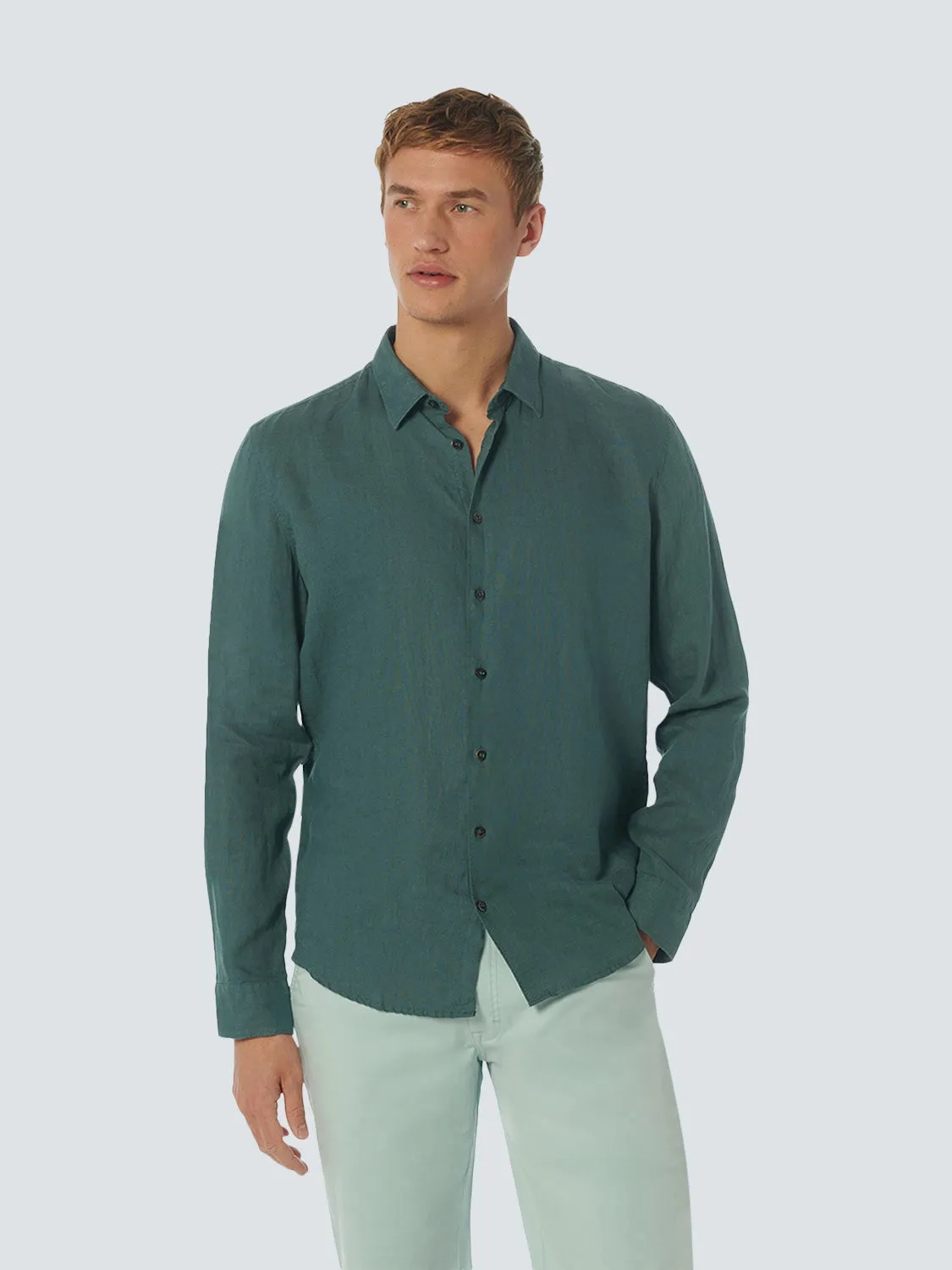 NO EXCESS PURE LINEN L/S SHIRT 23470213SN
