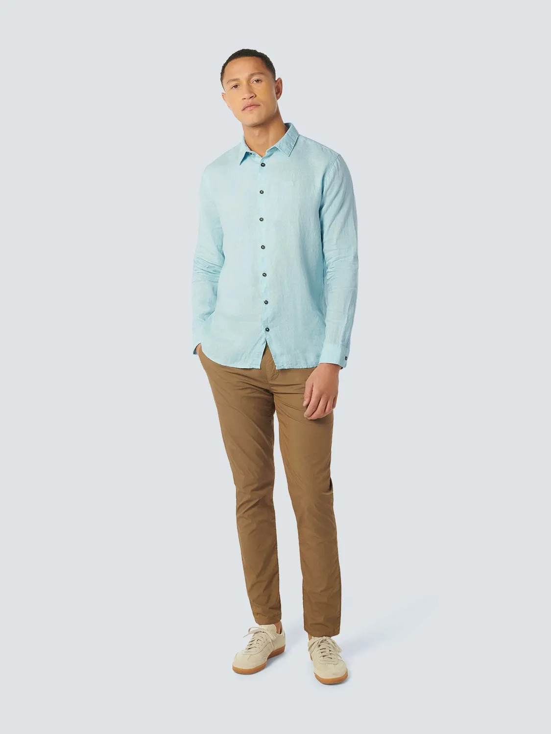 NO EXCESS PURE LINEN L/S SHIRT 23470213SN