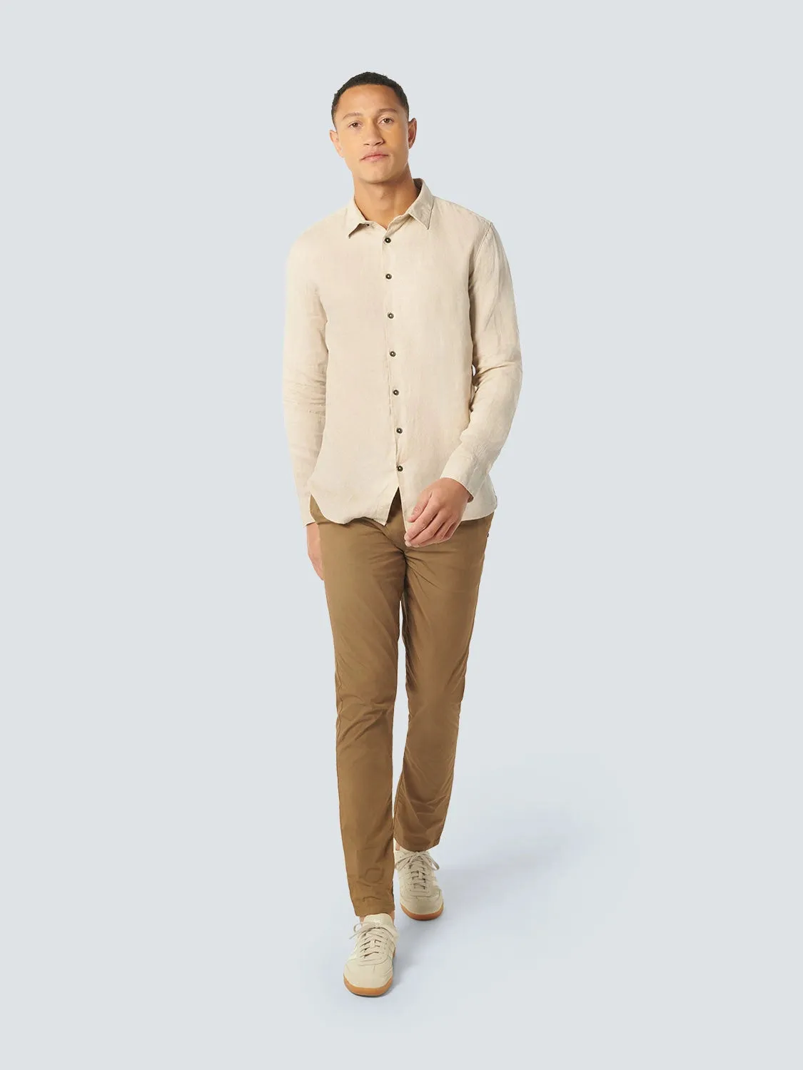 NO EXCESS PURE LINEN L/S SHIRT 23470213SN