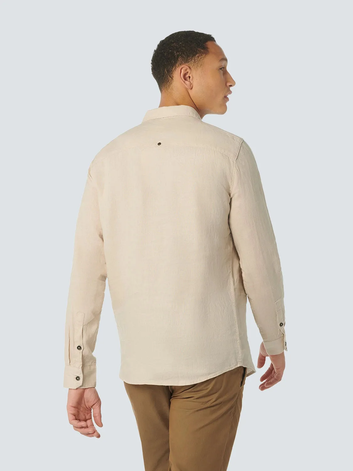 NO EXCESS PURE LINEN L/S SHIRT 23470213SN