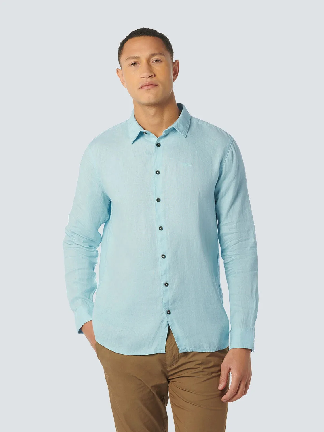 NO EXCESS PURE LINEN L/S SHIRT 23470213SN