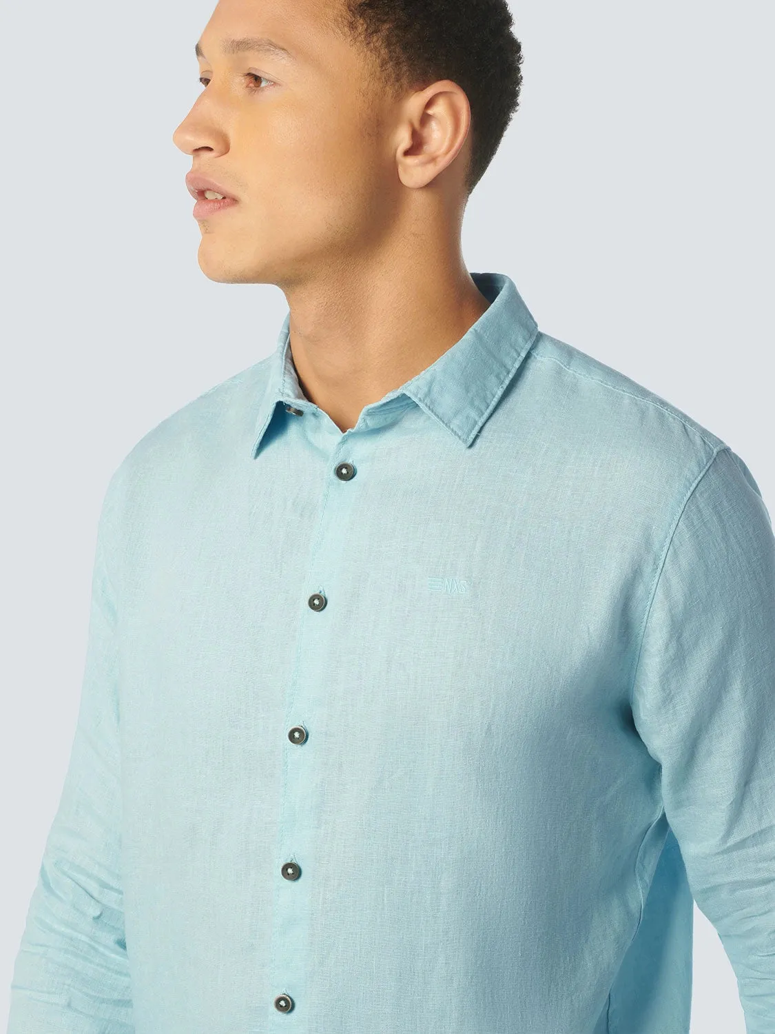 NO EXCESS PURE LINEN L/S SHIRT 23470213SN