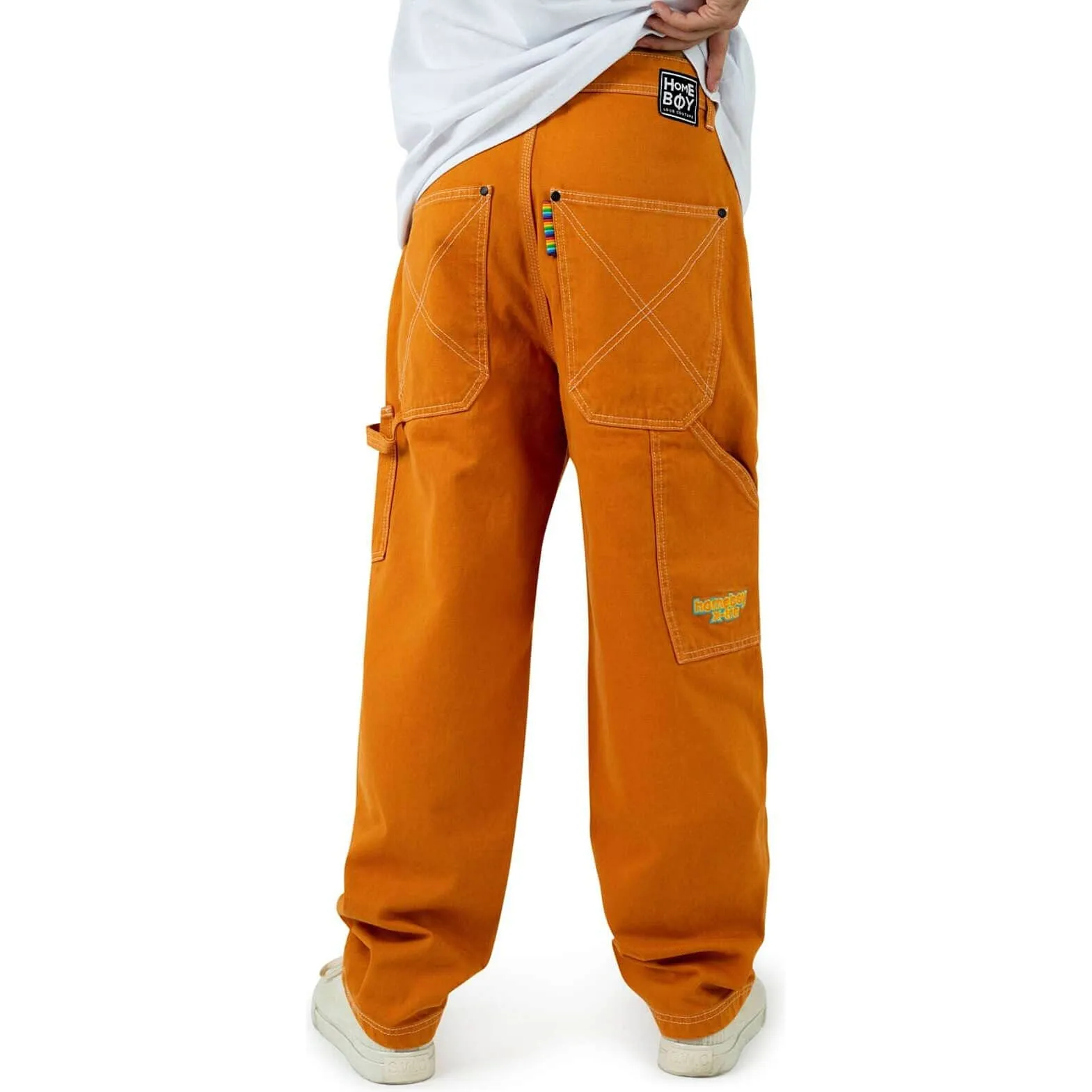Nohavice Homeboy X-tra WORK Pants Miranda oranžové
