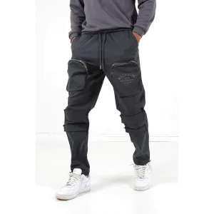 Nohavice Sixth June Dare Pants W/ Embroideries Dark Grey