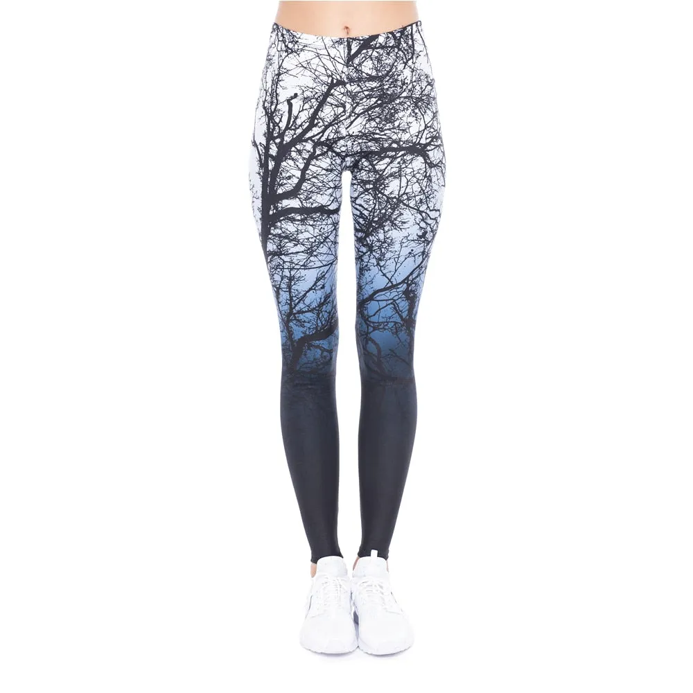 Ombre Tree Leggings