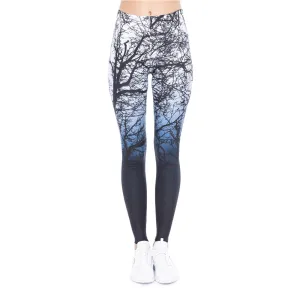 Ombre Tree Leggings