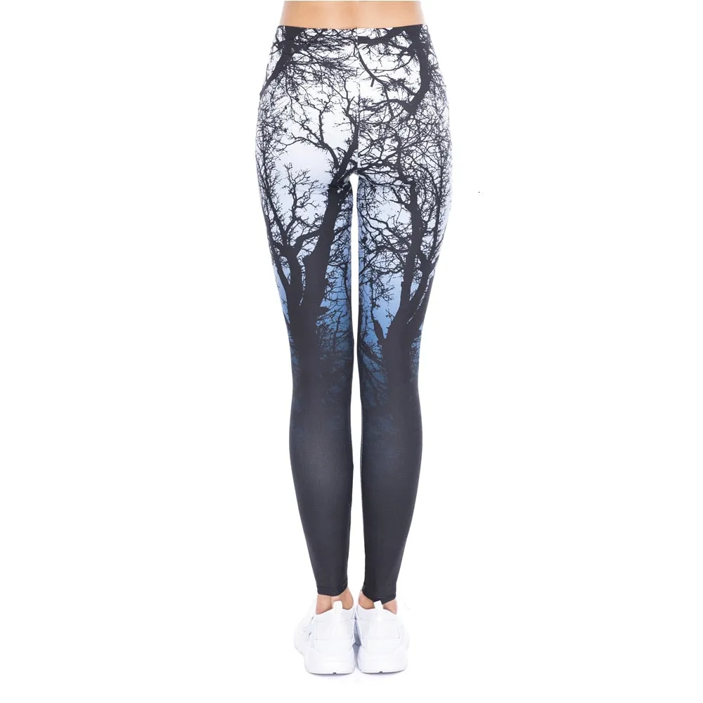 Ombre Tree Leggings