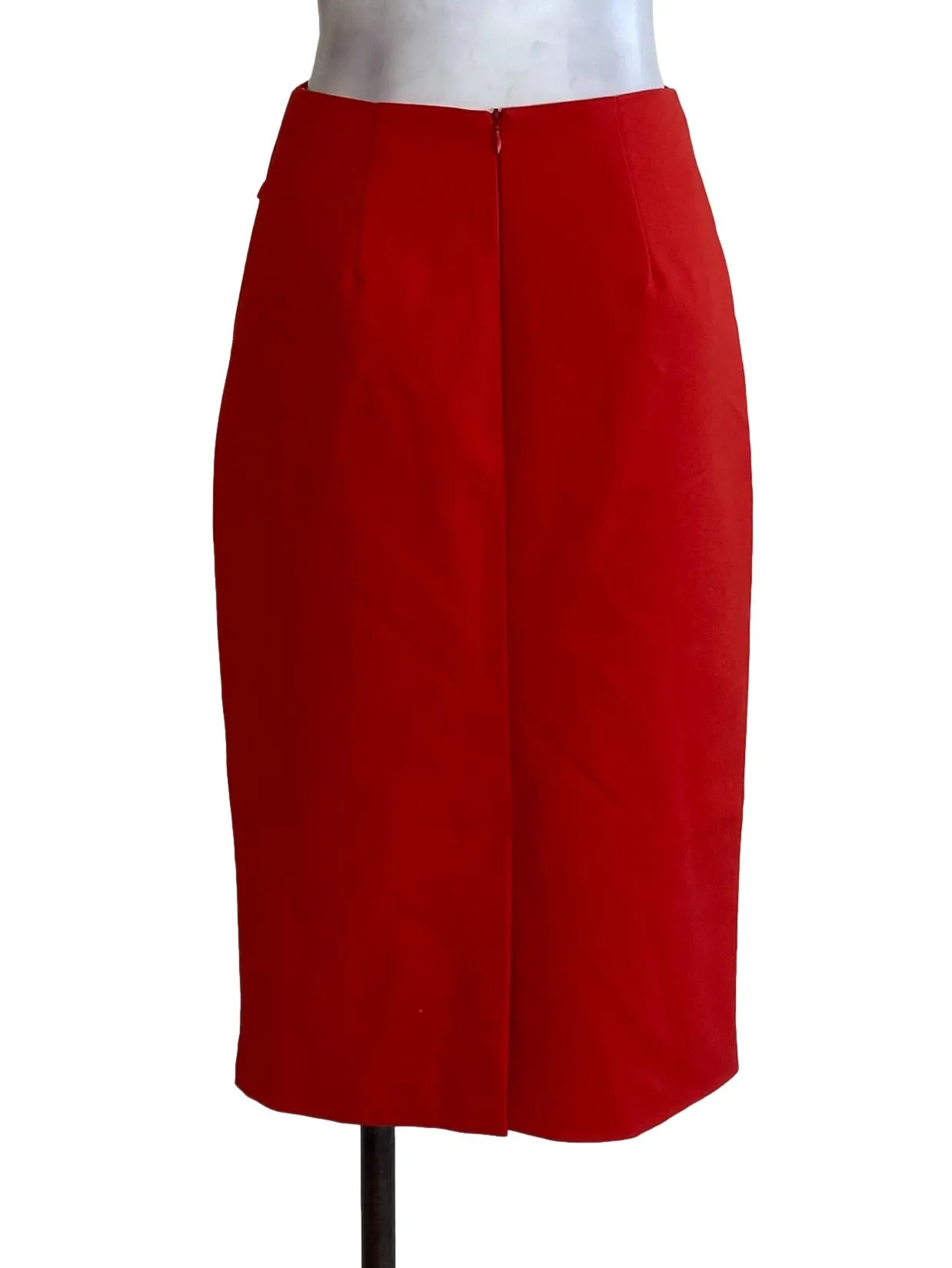 Orange Plain Skirt LB