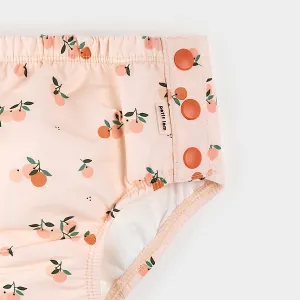 Oranges Print Swim Diaper