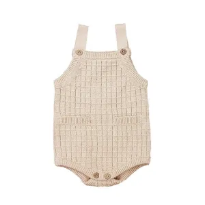 Organic Cable Knit Baby Onesies | Knitted Sweater Bodysuits