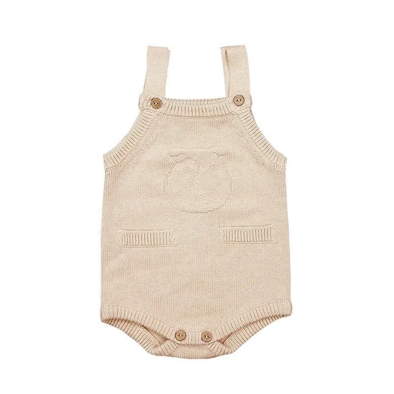Organic Cable Knit Baby Onesies | Knitted Sweater Bodysuits
