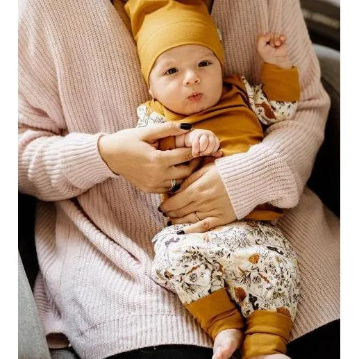 Organic Grow-With-Me Pyjama 5-in-1 (3PC) Set - Victorin Yellow